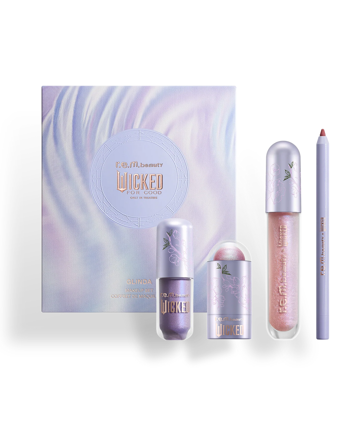 r.e.m. beauty x Wicked: For Good Glinda Makeup Set