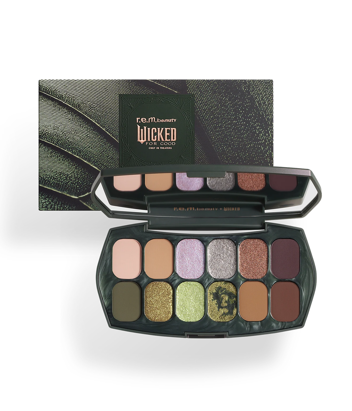 r.e.m. beauty x Wicked: For Good Ozian Forest Eyeshadow Palette